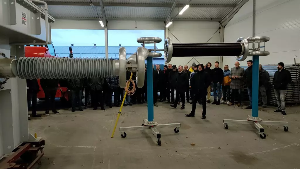 Uczestnicy w laboratorium ośrodka szkoleniowo-badawczego w Nidzicy