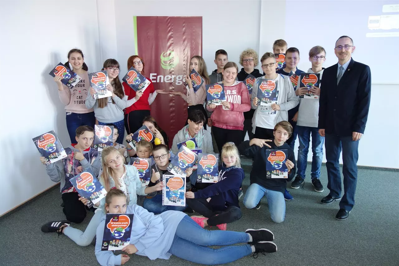 Młodzieź ze szkoły Podstawowej nr 10 w Olsztynie