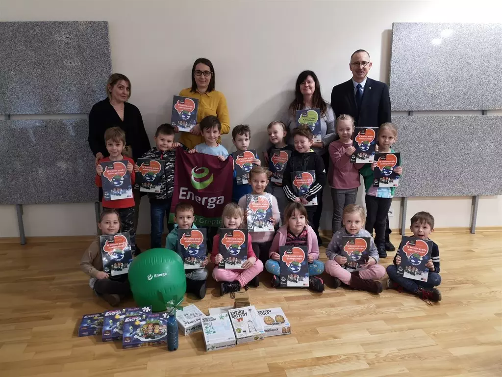 Dzieci z Publicznego Przedszkola Nr 7 TWP POZIOMKA w Olsztynie